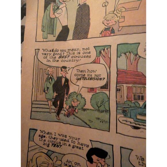 Vintage summer 1967 Dennis the Menace at the Circus (Giant) #50 - Picture 10 of 10
